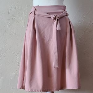 Tie Waist Skirt See You Monday